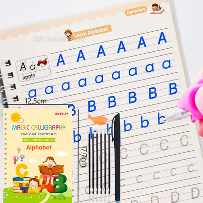 MagicWrite: Reusable Learning Copybook for Kids - Math, Drawing, Numbers, and Alphabet Practice