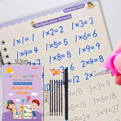 MagicWrite: Reusable Learning Copybook for Kids - Math, Drawing, Numbers, and Alphabet Practice