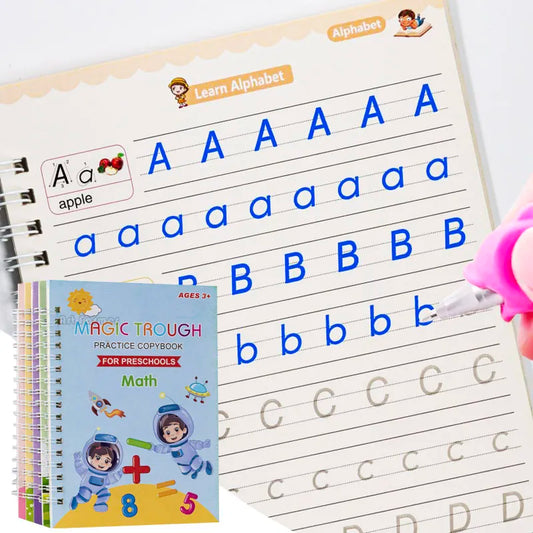 MagicWrite: Reusable Learning Copybook for Kids - Math, Drawing, Numbers, and Alphabet Practice