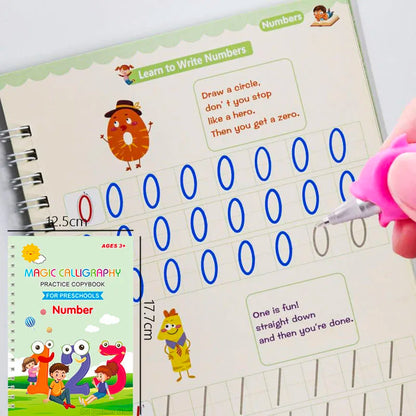 MagicWrite: Reusable Learning Copybook for Kids - Math, Drawing, Numbers, and Alphabet Practice