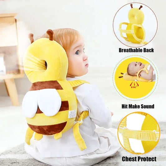 BeeSafe Head Back Protector: Baby Safety Pillow for Learning to Walk, Prevents Injuries and Falls